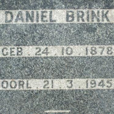 BRINK Daniel 1878-1945