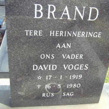BRAND David Viges 1919-1980