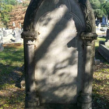 BROOSHOOFT 1818-1910 &amp; Anna Jacomina Christina FICK 1831-1910