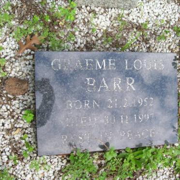 BARR Graeme Louis 1952-1997