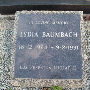 BAUMBACH 1924-1991