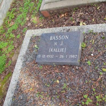 BASSON N.J. 1932-1987