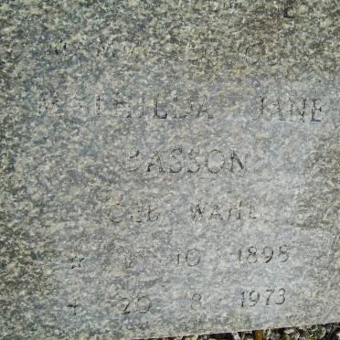 BASSON Mathila Jane nee WAHL 1898-1973