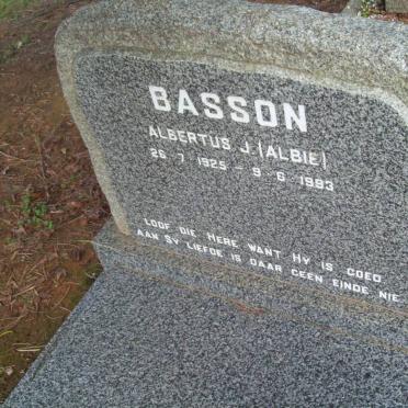 BASSON Albertus J. 1925-1993