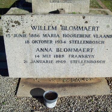 BLOMMAERT Willem 1886-1934 &amp; Anna 1889-1969