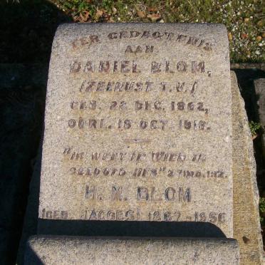 BLOM Daniel 1862-1918 &amp; H.M. JACOBS 1867-1956