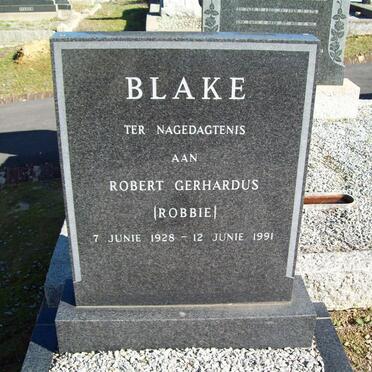 BLAKE Robert Gerhardus 1928-1991