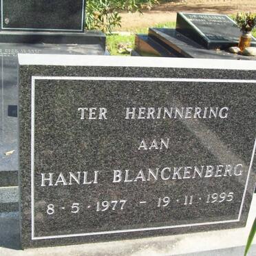 BLANCKENBERG Hanli 1977-1995