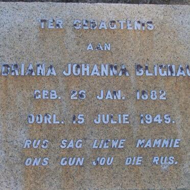 BLIGNAUT Adriana Johanna 1882-1949