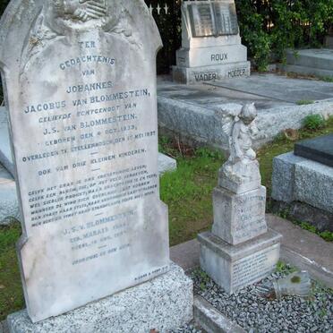BLOMMENSTEIN Johannes Jacobus 1833-1897 &amp; J.S. MARAIS 1844-1907 :: VAN BLOMMENSTEIN Charl -1931