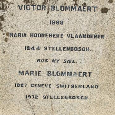 BLOMMAERT Victor 1888-1944 &amp; Marie 1887-1972