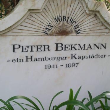 BEKMANN Peter 1941-1997