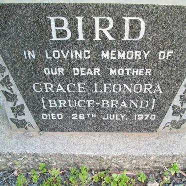 BIRD Grace Leonora nee BRUCE-BRAND -1970