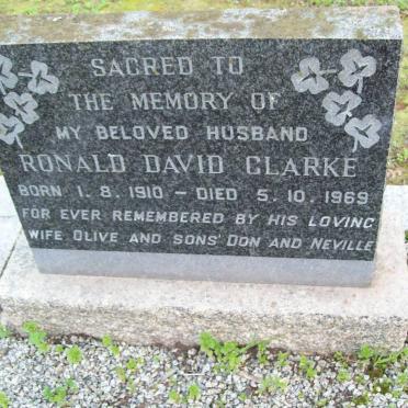CLARKE Ronald David 1910-1969