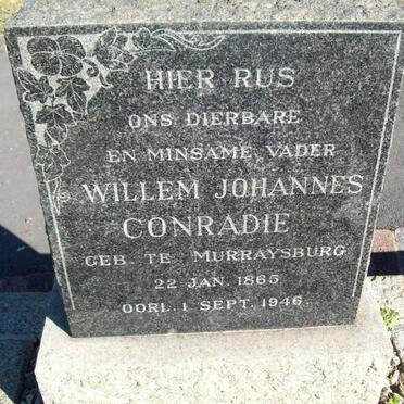 CONRADIE Willem Johannes 1865-1946