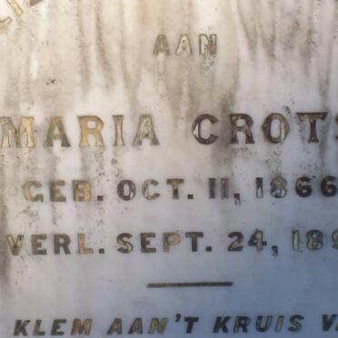 CROTS Maria 1866-1895