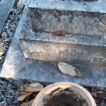 CRUSE Sannie Meirina 1926-1926