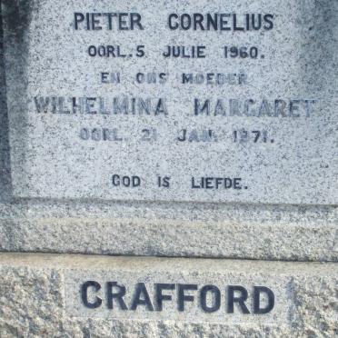 CRAFFORD Pieter Conrlius -1960 &amp; Wilhelmina Margaret -1971