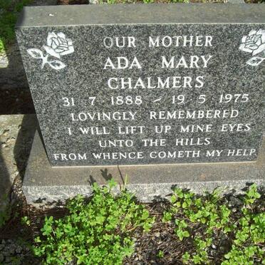 CHALMERS Ada Mary 1888-1975