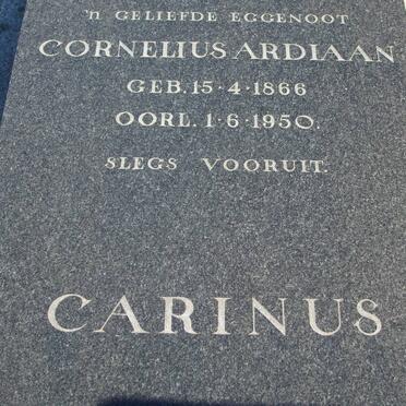 CARINUS Cornelius Adriaan 1866-1950