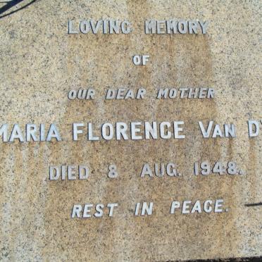 DYK Maria Florence, van -1948