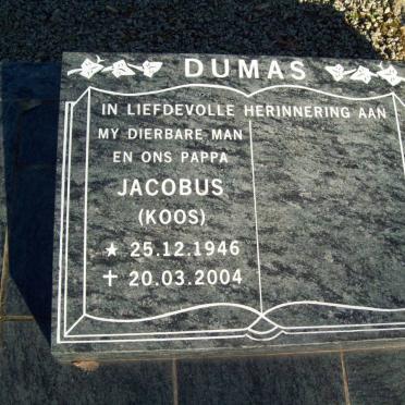DUMAS Jacobus 1946-2004