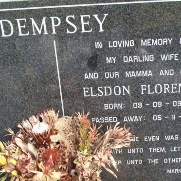 DEMPSEY Elsdon Florence 1909-1996