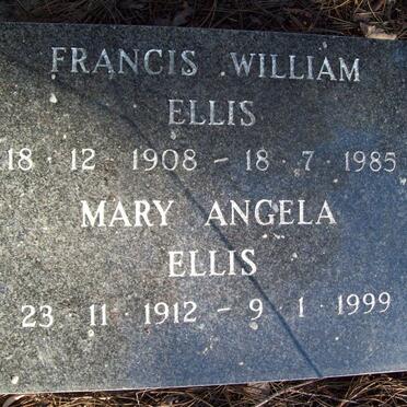 ELLIS Francis William 1908-1985 &amp; Mary Angela 1912-1999