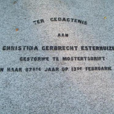 ESTERHUIZEN Christina Gerbrecht -1937