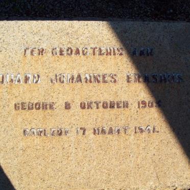ERASMUS Eduard Johannes 1905-1941