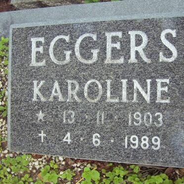 EGGERS Karoline 1903-1989