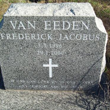 EEDEN Frederick Jacobus, van  1996-2000