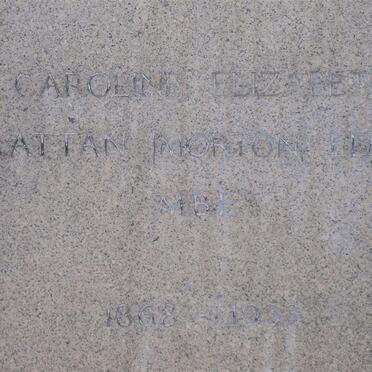 EDGAR Caroline Elizabeth Grattan nee MORTON 1868-1933