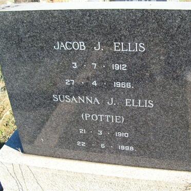 ELLIS Jacob J. 1912-1966 &amp; Susanna J. 1910-1998