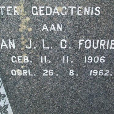 FOURIE J.L.C. 1906-1962