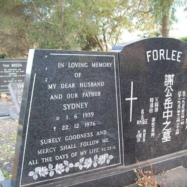 FORLEE Sydney 1939-1976