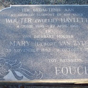 FOUCHE Wouter Haylett 1890-1968 &amp; Maria VAN ZYL 1892-1971