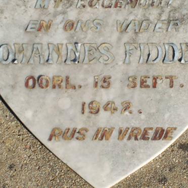 FIDDER Johannes -1942