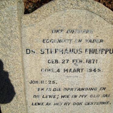 FOUCHE Stephanus Philippus 1871-1945 & Constance K. HAUMAN 1892-1968 :: FOUCHE Stephanus Philippus -1945