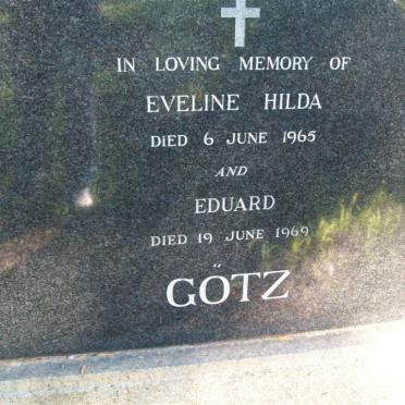 GOTZ Eduard -1969 &amp; Eveline Hilda -1965