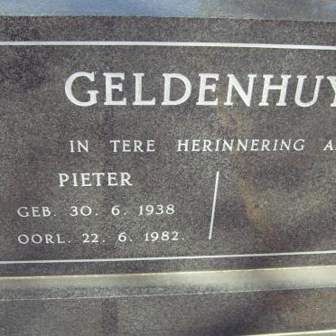 GELDENHUYS Pieter 1938-1982