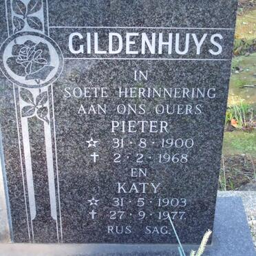GILDENHUYS Pieter 1900-1968 &amp; Katy 1903-1977