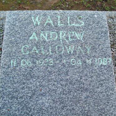 GALLOWAY Walls Andrew 1933-1987