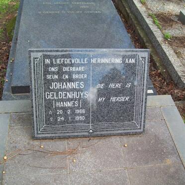 GELDENHUYS Johannes 1966-1990