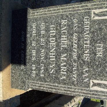 GILDENHUYS Rachel Maria 1884-1949