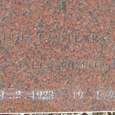 GERTENBACH Lois nee NORTON 1923-2001