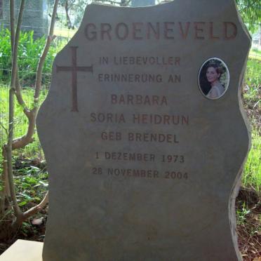 GROENEVELD Barbara Soria Heidrun nee BRENDEL 1973-2004