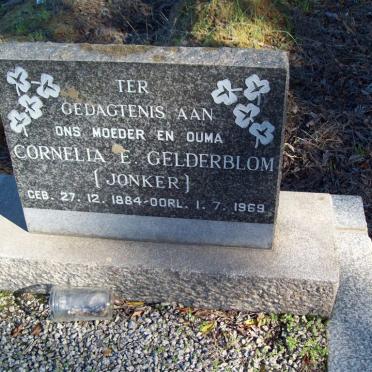 GELDERBLOM Cornelia E. nee JONKER 1884-1969