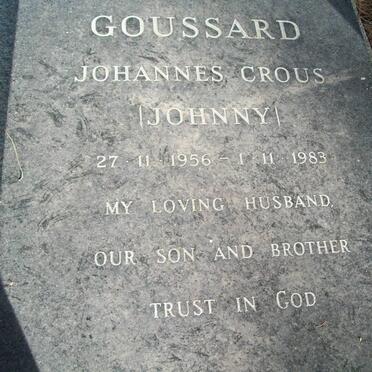 GOUSSARD Johannes Crous 1956-1983