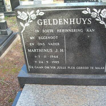 GELDENHUYS Marthinus J.H. 1944-1985